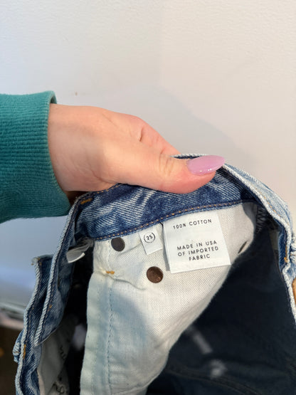 GRLFRND jeans size 25 100% cotton inner label