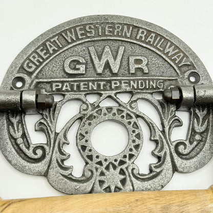 Gwr toilet roll holder – antique iron & wood 6’’ x 8’’ - toilet paper holders what’s new home&living materials
