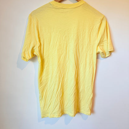 H&h size xs men’s classic crew neck t-shirt - yellow - t-shirts tops men’s apparel