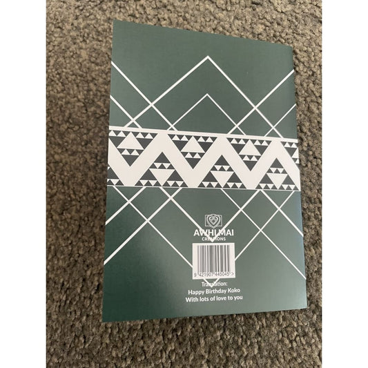 Hari huritau birthday cards – 6-pack a6 cards & envelopes – koro or papa - greeting cards greeting cards - seasonal &