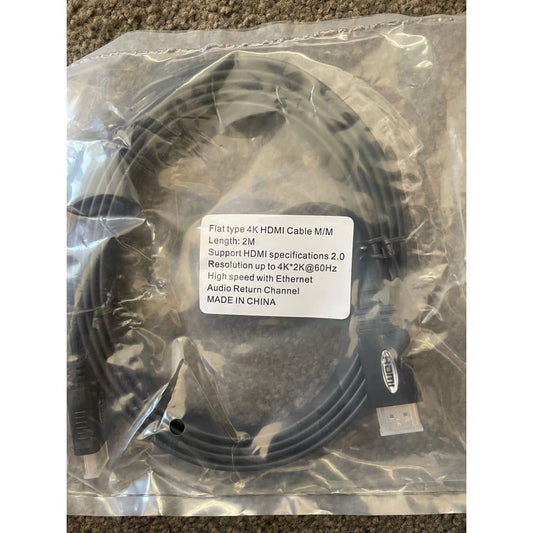 Flat type 4k hdmi cable - length 2m - hdmi cables cable - hdmi electronics