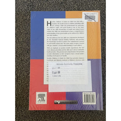 Healthy children: a guide for child care second edition - print books book - childcare - condition: used - parenting