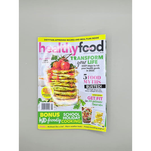Healthy food guide australia - january/february 2025 - magazines & newspapers printed media