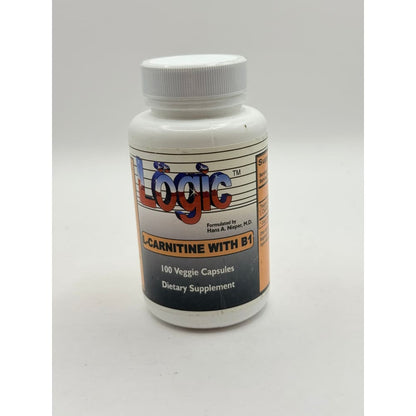 Logic l-carnitine with b1 - 100 veggie capsules - herbal supplements health and wellness