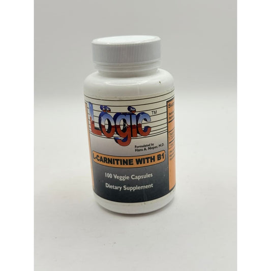 Logic l-carnitine with b1 - 100 veggie capsules - herbal supplements health and wellness