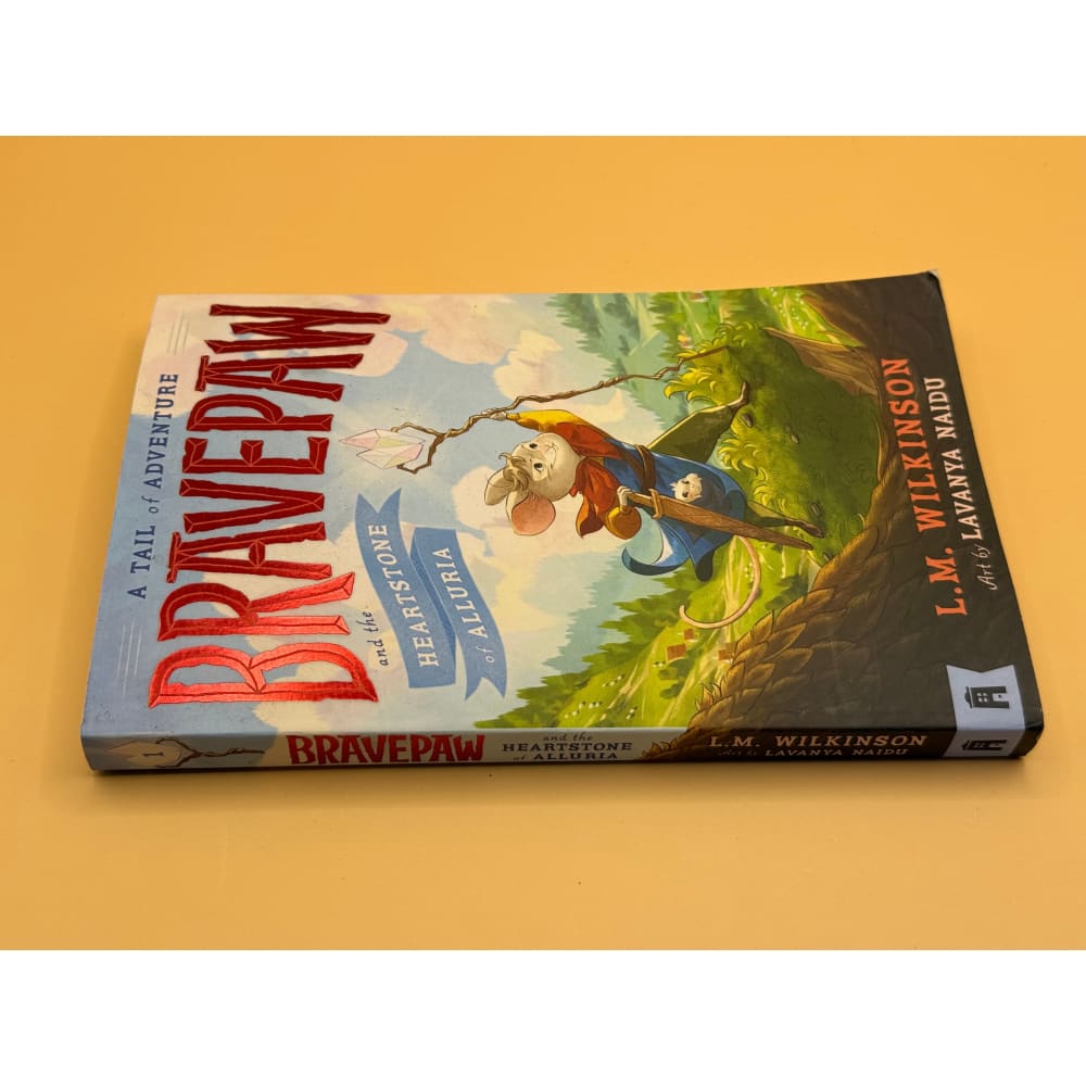 Bravepaw and the heartstone of alluria by l.m. Wilkinson - print books printed media