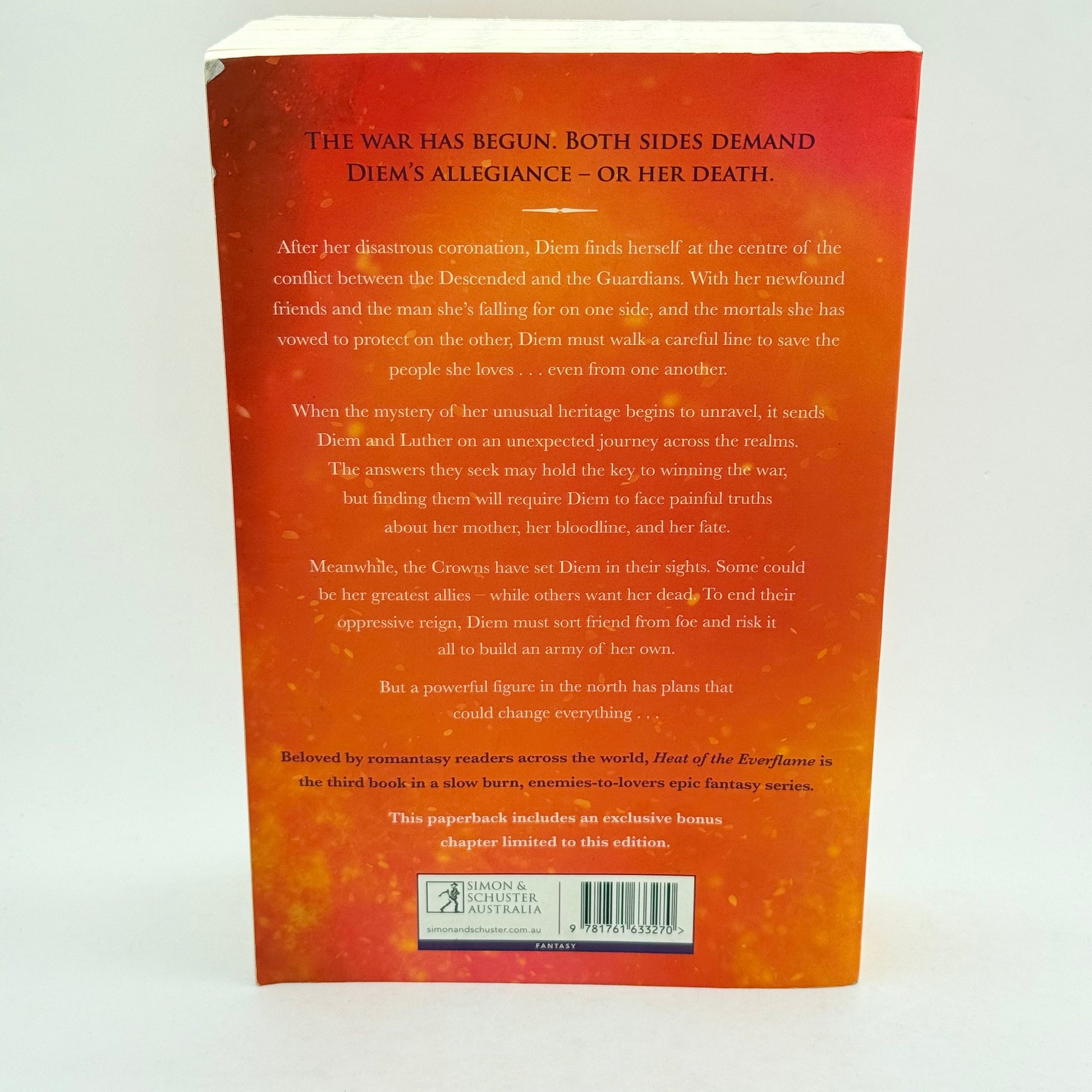 Heat of the everflame by penn cole (the kindred’s curse saga book 3) - print books condition: used - what’s new