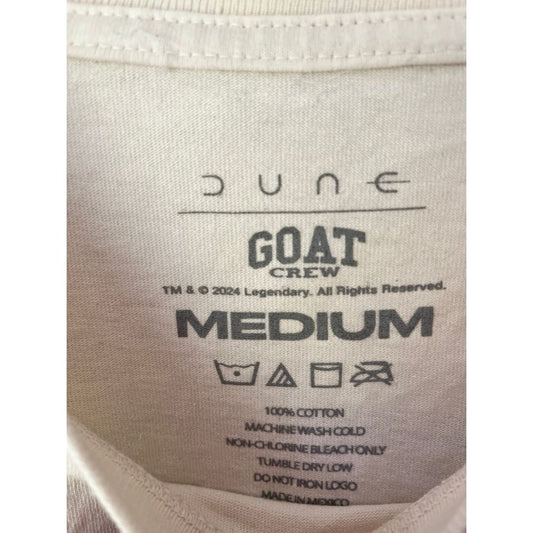 Goat crew x dune size m ’fear’ heavyweight t-shirt - t-shirts condition: used men’s apparel