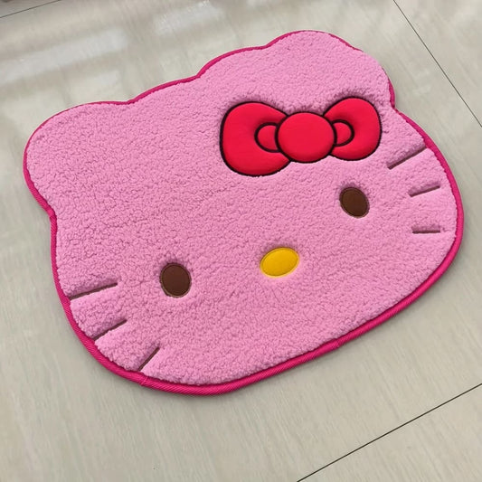 Hello kitty pink floor mat - rugs home&living materials
