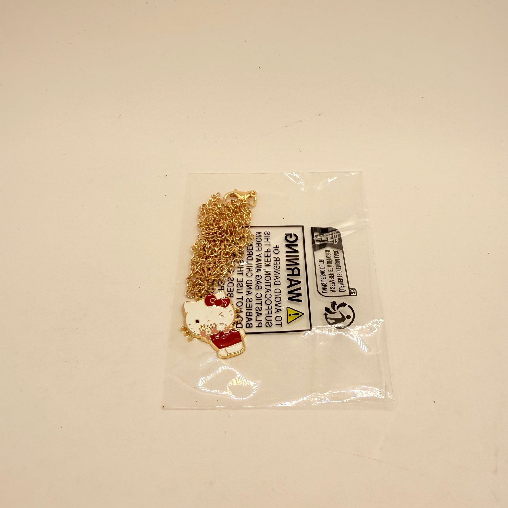 Hello kitty red dress charm necklace - necklaces toys