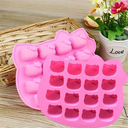 Hello kitty silicone mould - ice cube trays home&living materials