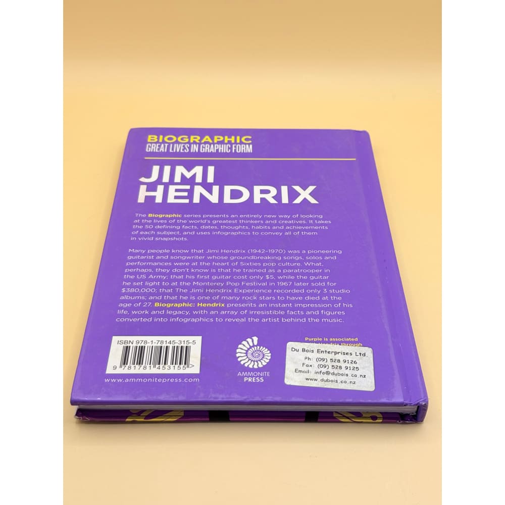 Biographic hendrix by liz flavel - print books condition: used printed media