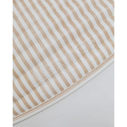 Henlee quilted play mat - fawn stripe - play mats baby essentials
