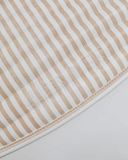 Henlee quilted play mat - fawn stripe - play mats baby essentials