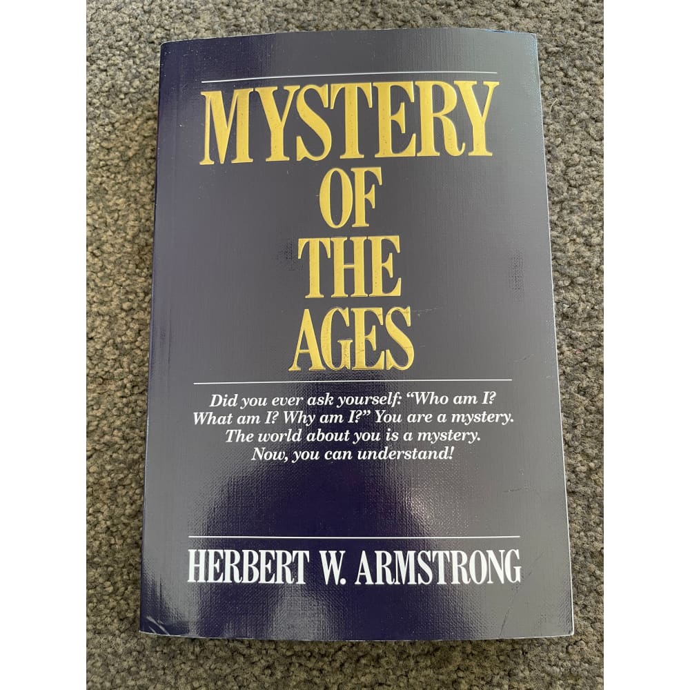 Mystery of the ages by herbert w. Armstrong - print books printed media