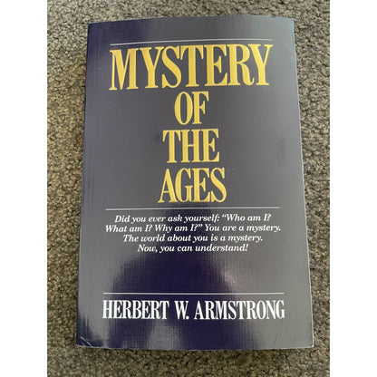 Mystery of the ages by herbert w. Armstrong - print books printed media