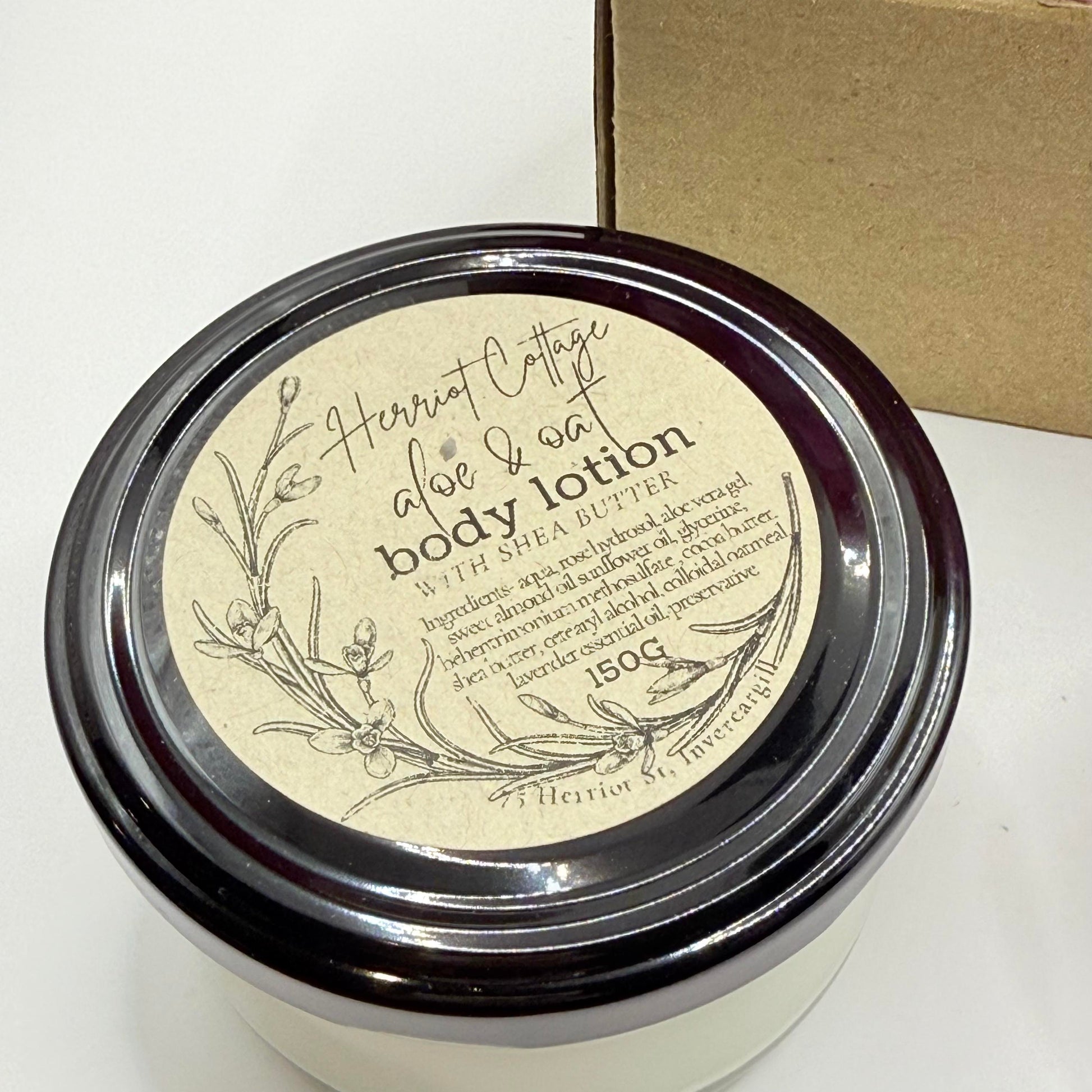 Herriot cottage skincare gift set aloe & oat body lotion with handcrafted soaps - bath & body gift sets face & eye care