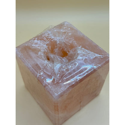 Salt tea light cube - candle holders home&living materials