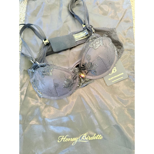 Honey birdette 32b black whitney push up bra rrp $160.00 - bras special categories women’s apparel