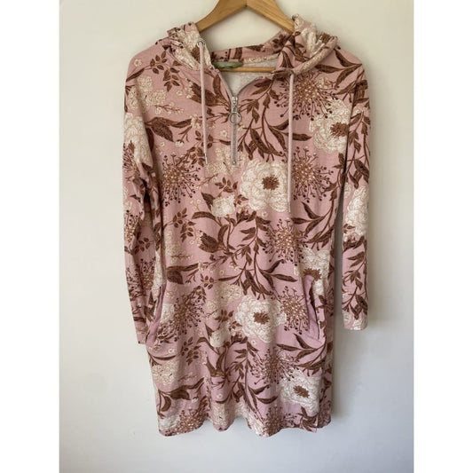 Mia lucci size s cotton zip up hoodie - hoodies clothing & fashion - hoodie women’s apparel
