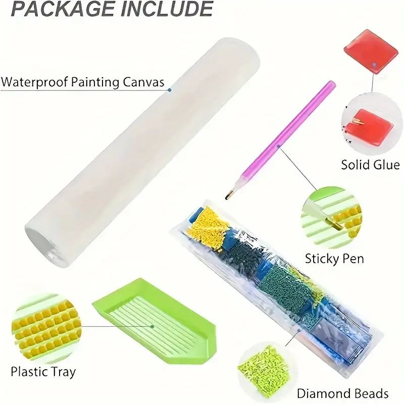 Diamond art kit - horror movie theme - mosaic kits craft - craft supplies crafts