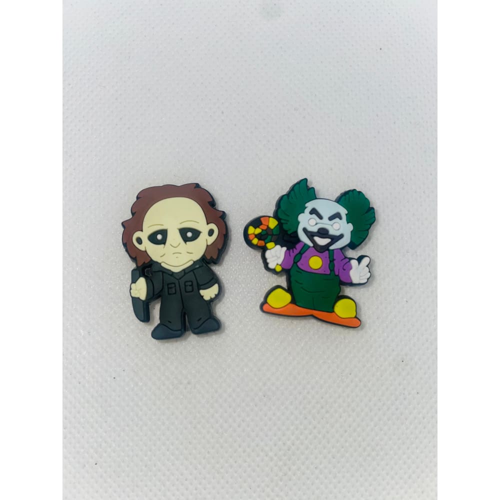2x horror-themed shoe charms – brand new – spooky fun for crocs & clogs - 2 - shoe accessories clogs - shoe accessories