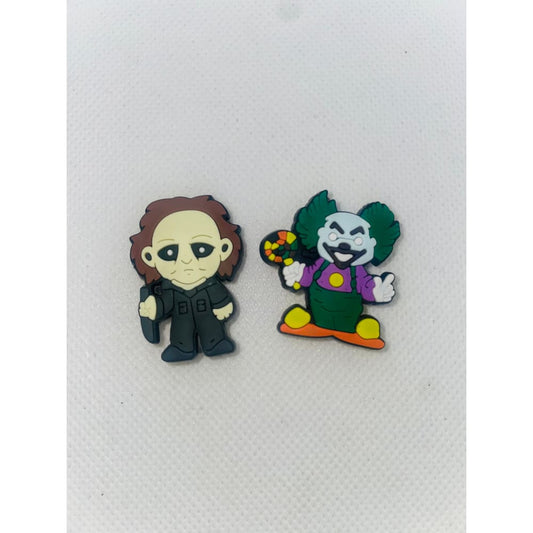 2x horror-themed shoe charms – brand new – spooky fun for crocs & clogs - 2 - shoe accessories clogs - shoe accessories
