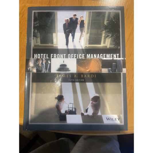 Hotel front office management - fifth edition - print books academic - book printed media