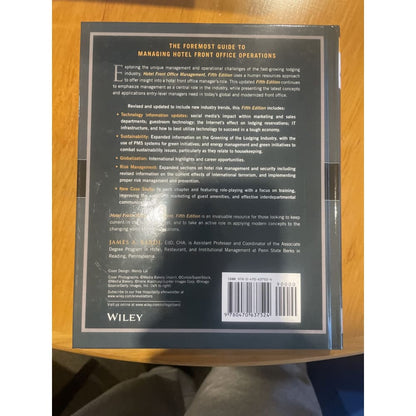 Hotel front office management - fifth edition - print books academic - book printed media