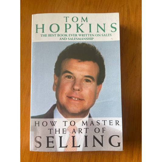 How to master the art of selling - tom hopkins - print books book - condition: used - leadership - self-help printed
