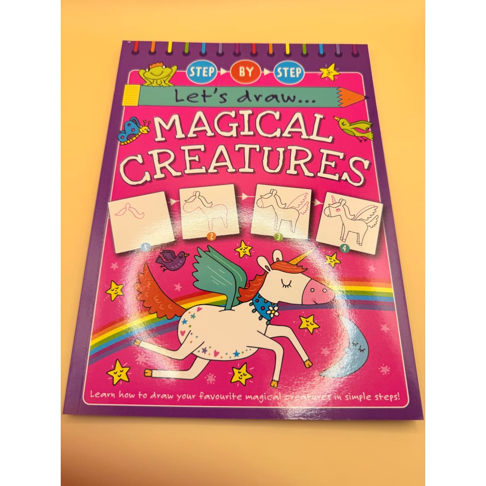 Let’s draw magical creatures step by step - print books printed media