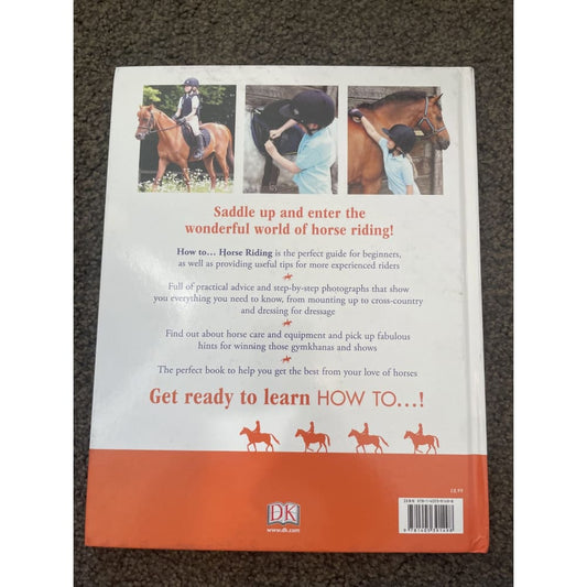 Dk how to… horse riding: a step-by-step guide to mastering your skills - print books book - non-fiction - sports