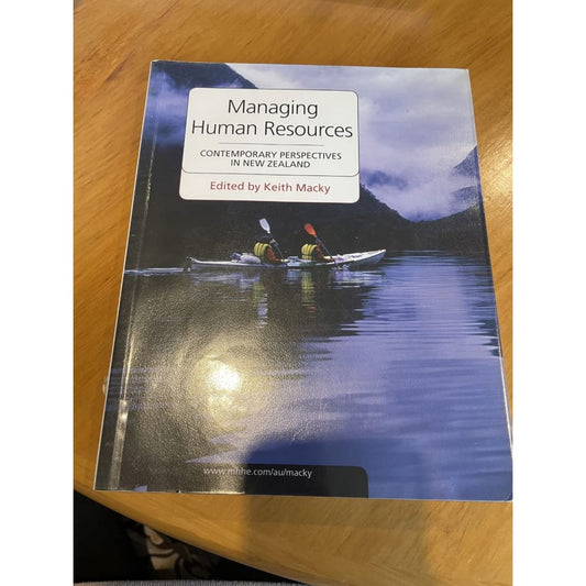 Managing human resources - edited by keith macky - print books book - business - condition: used printed media