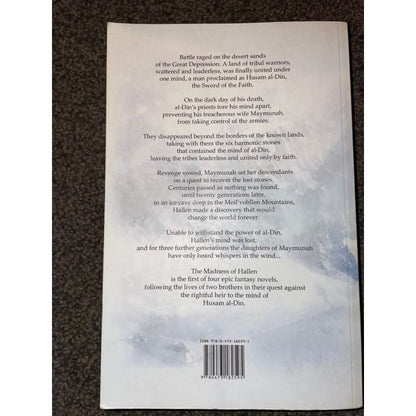 The madness of hallen - russell meek - print books book - condition: used - fiction printed media