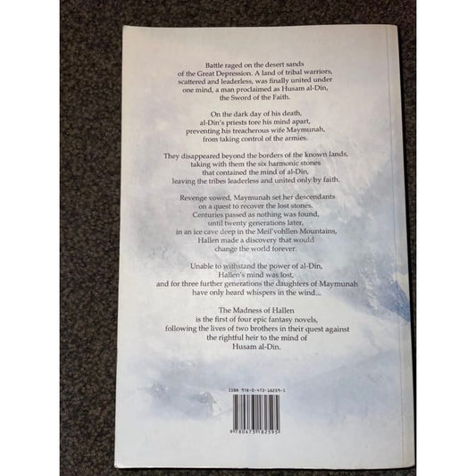 The madness of hallen - russell meek - print books book - condition: used - fiction printed media