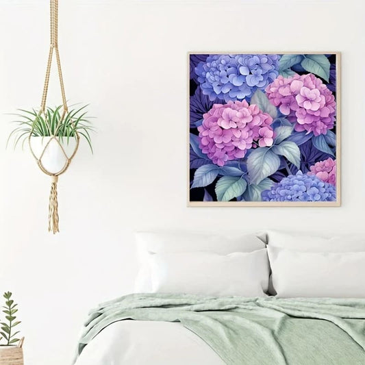 40x40cm hydrangea diamond art kit - art & craft kits crafts