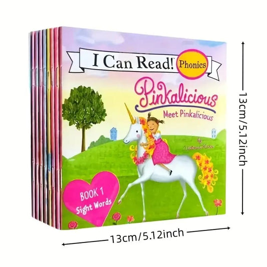I can read phonics books - pinkalicious - print books