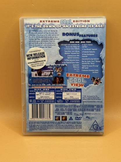 Ice Age Extreme Cool Edition 2-disc DVD back cover