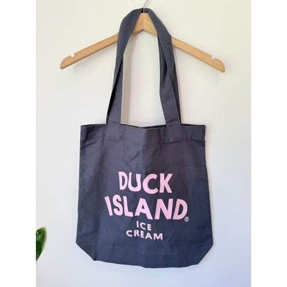 Duck island ice cream there’s always room tote in slate blue - tote bags accessories women’s shoes