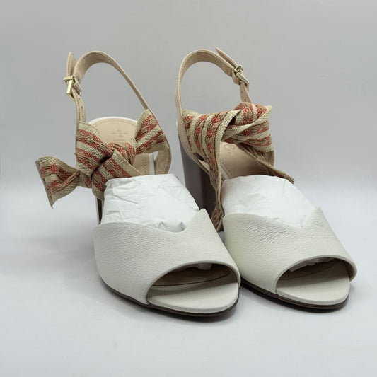Ike white block heel sandals size 40 - sandals