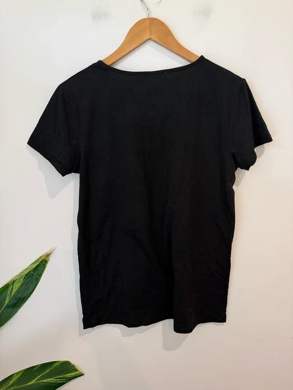 Cake Apparel Co "Pajama Party" Black Graphic Sleep Tee - M