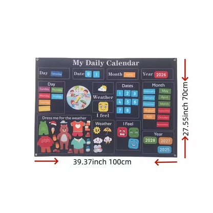 First Daily Calendar – 100x70cm