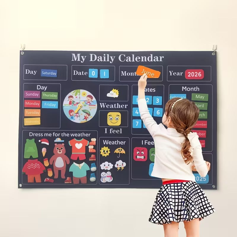 First Daily Calendar – 100x70cm