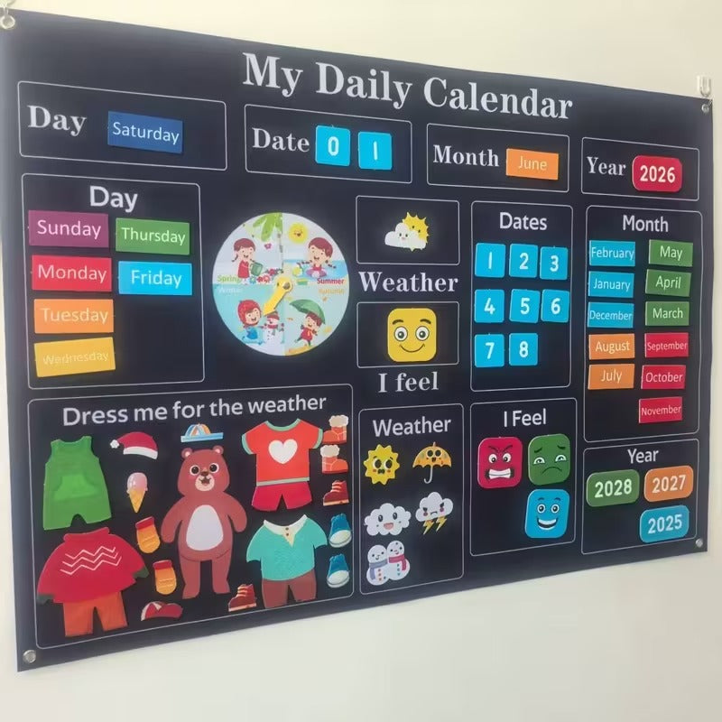 First Daily Calendar – 100x70cm