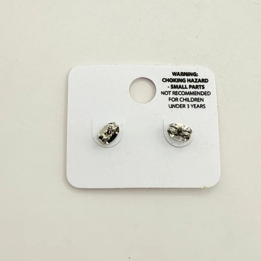 Pink Poppy Girls Pink Butterfly Stud Earrings