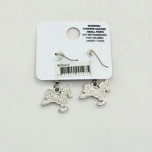 Pink Poppy Girls Pink Butterfly Drop Earrings