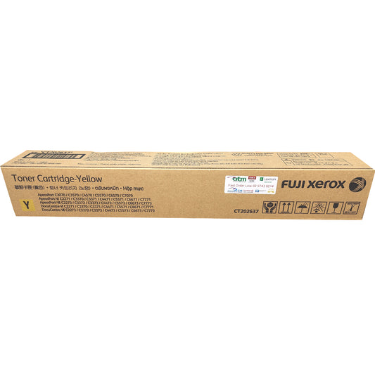 Fuji Xerox CT202637 Genuine Yellow Toner