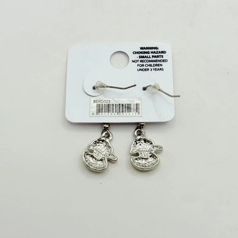 Pink Poppy Girls Green Pony Drop Earrings