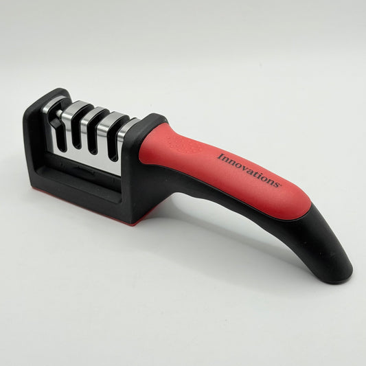 Innovations multi-function knife sharpener – red & black - manual knife sharpeners what’s new home&living materials