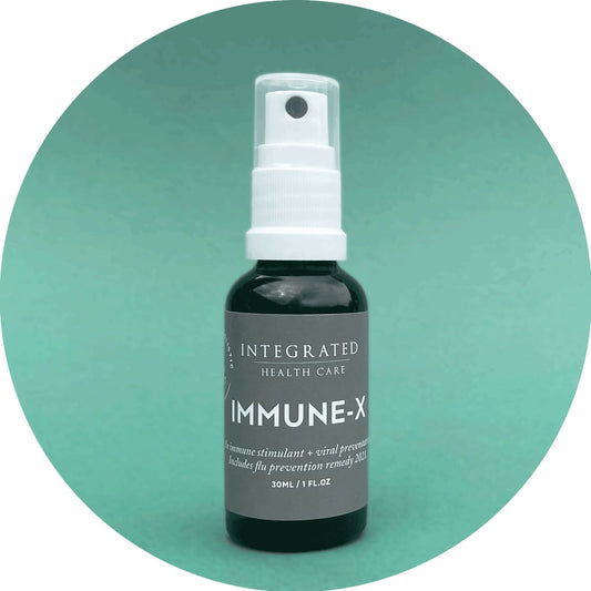 Integrated health care immune-x 2024 formula – 25ml homeopathic support (brand new & sealed) - herbal supplements